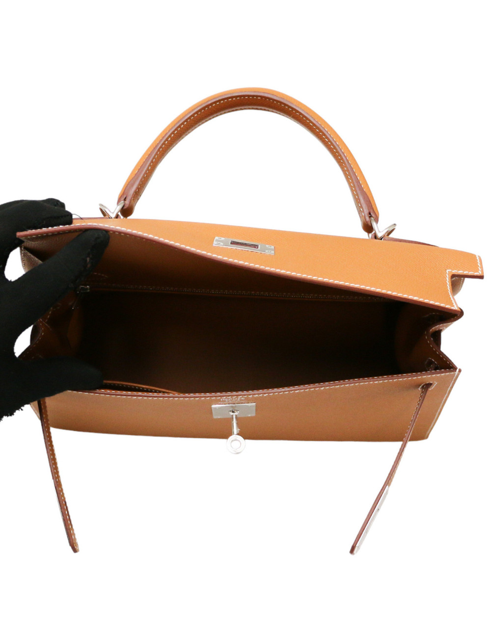 Sac Kelly II 32 HERMES sellier gold