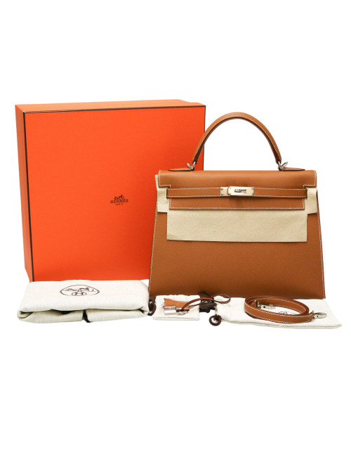 Sac Kelly II 32 HERMES sellier gold