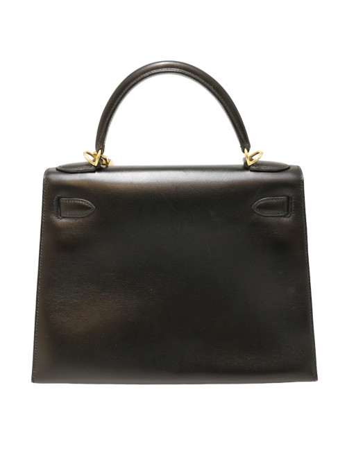 Sac HERMES Kelly II 28 cuir box