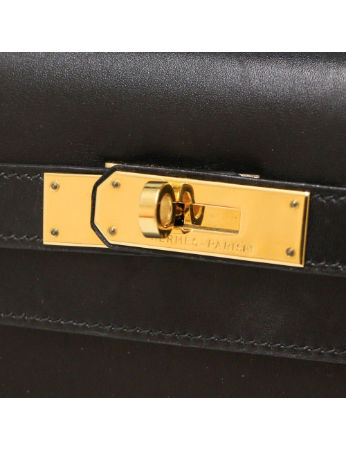Sac HERMES Kelly II 28 cuir box