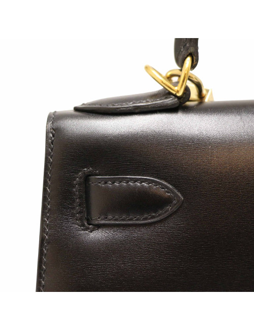 Sac HERMES Kelly II 28 cuir box