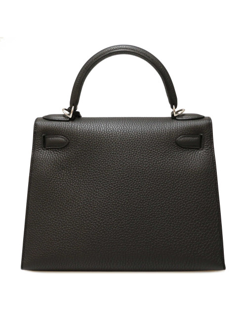 HERMES Kelly II 28 black Togo leather