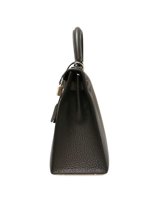 HERMES Kelly II 28 black Togo leather