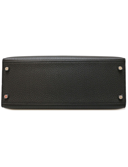 HERMES Kelly II 28 black Togo leather