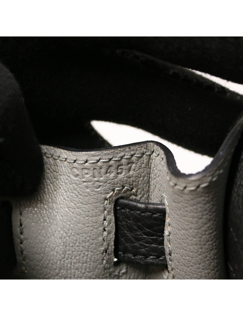 HERMES Kelly II 28 black Togo leather