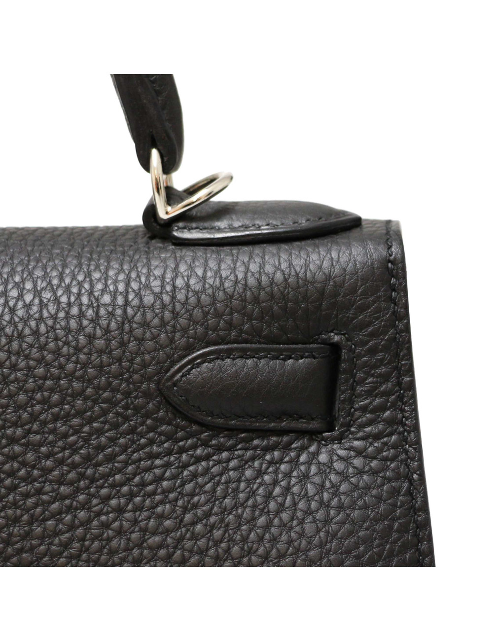 HERMES Kelly II 28 black Togo leather