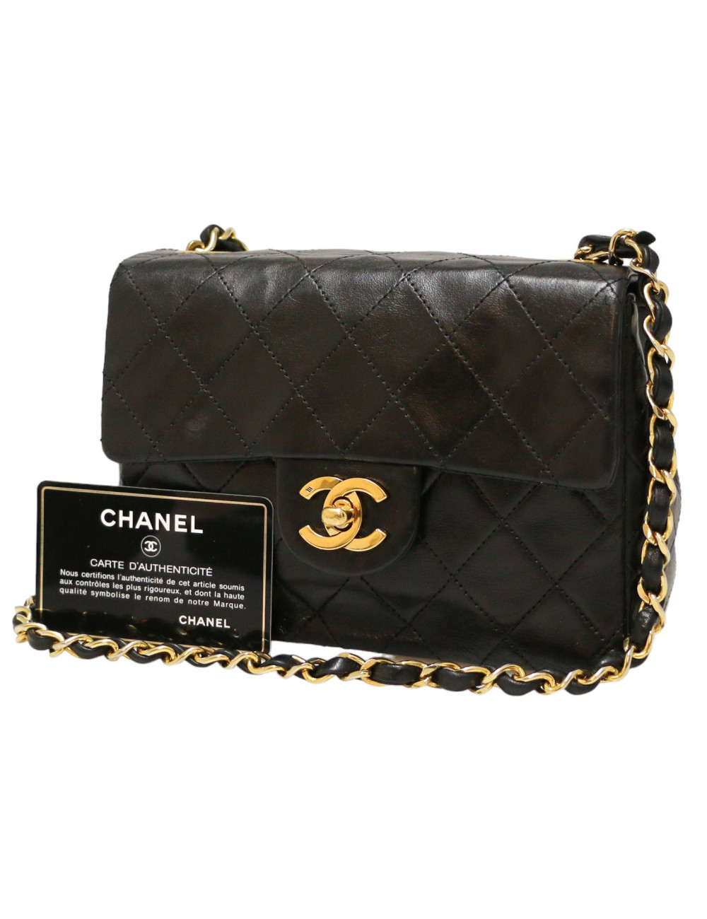 Mini sac CHANEL Vintage noir