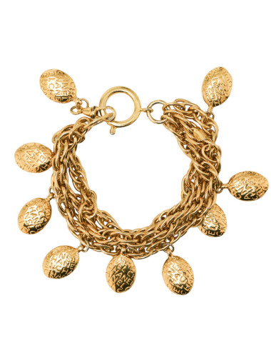 Bracelet CHANEL vintage triple rangs