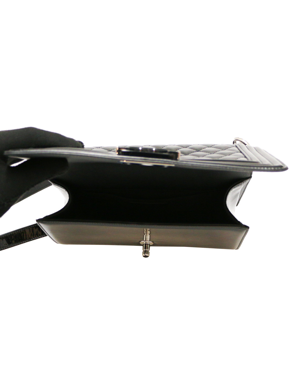 Sac Boy CHANEL verni noir All black