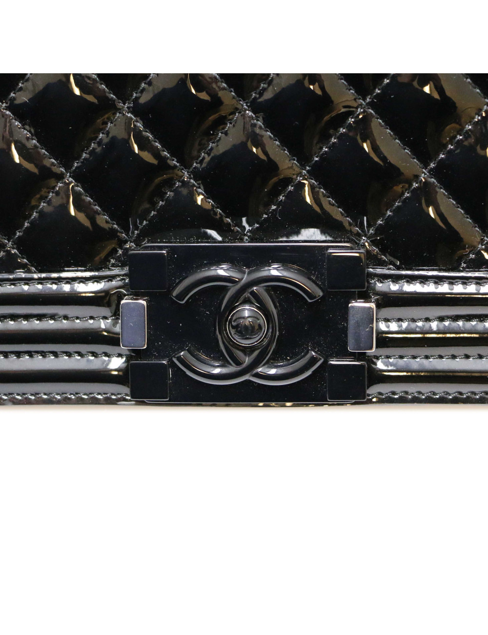 Sac Boy CHANEL verni noir All black