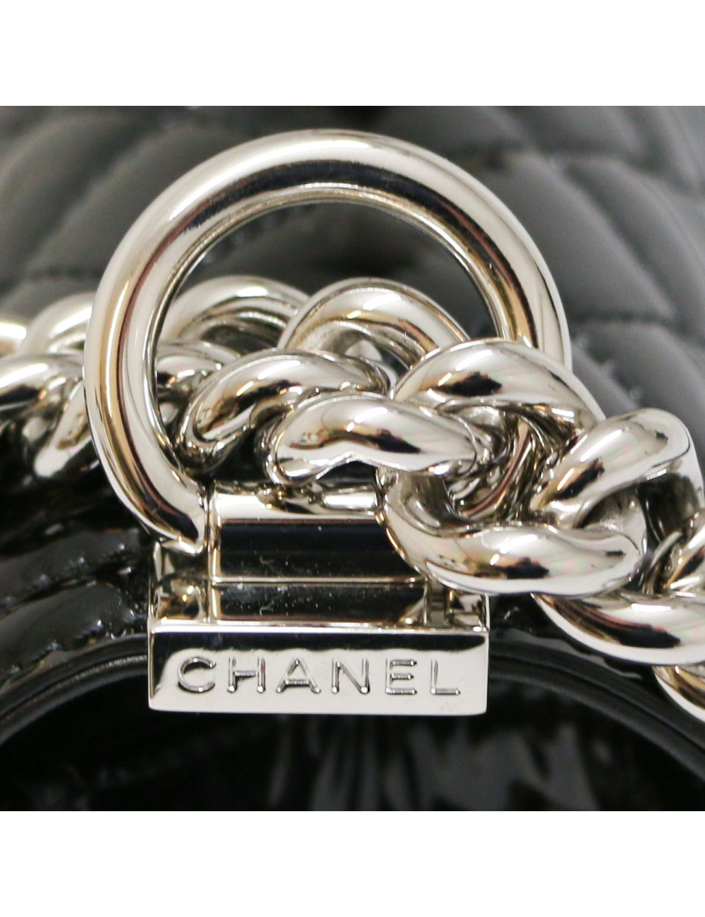 Sac Boy CHANEL verni noir All black