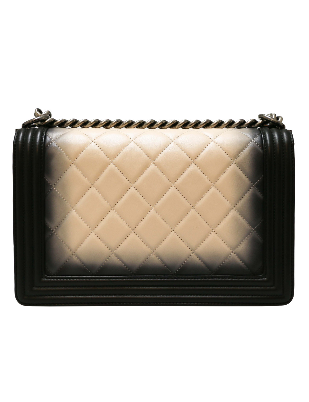 Sac Boy CHANEL cuir bicolore