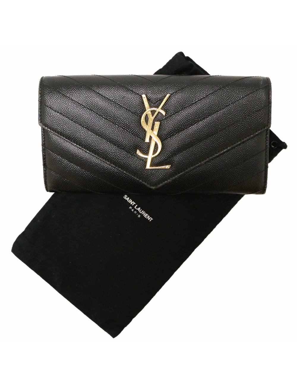 Portefeuille YSL SAINT LAURENT noir