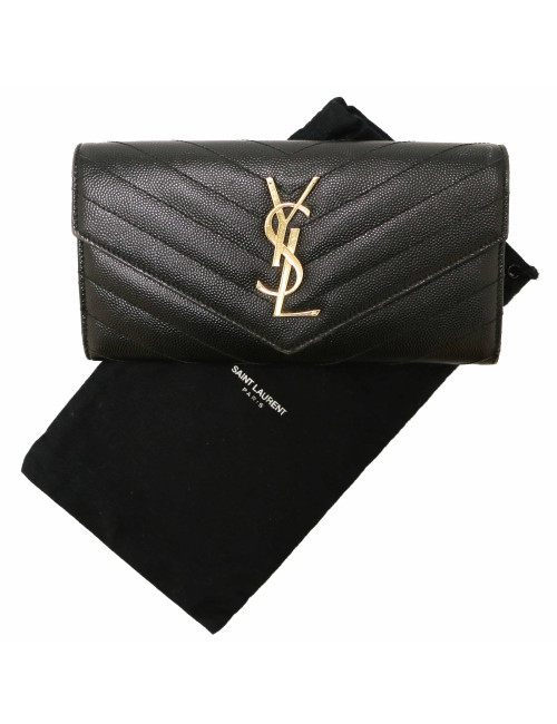 Portefeuille YSL SAINT LAURENT noir