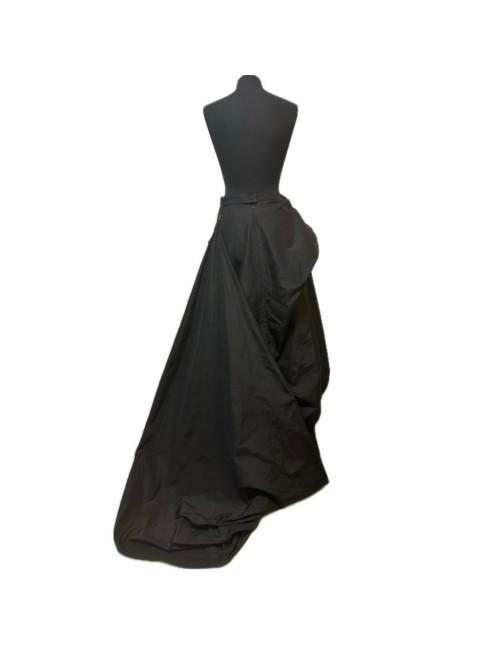 Jupe HERMES à longue traîne noire