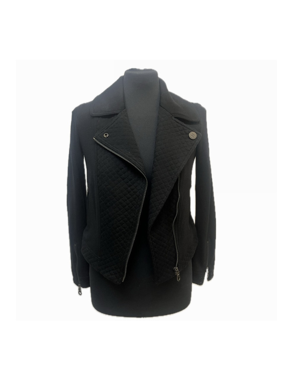 Perfecto T34 CHANEL laine noire