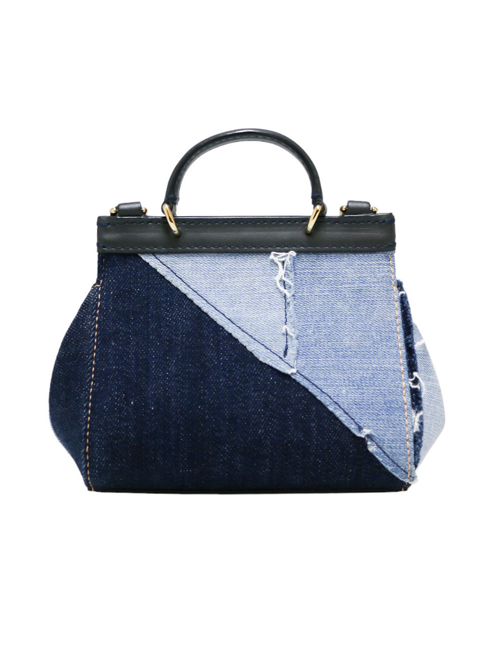 Mini sac DOLCE & GABBANA Sicily denim