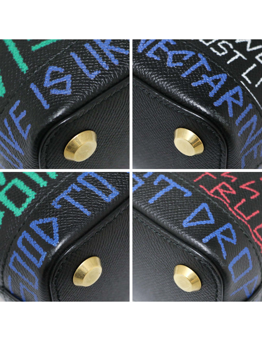 Sac BALENCIAGA Ville graffiti grainé XXXS