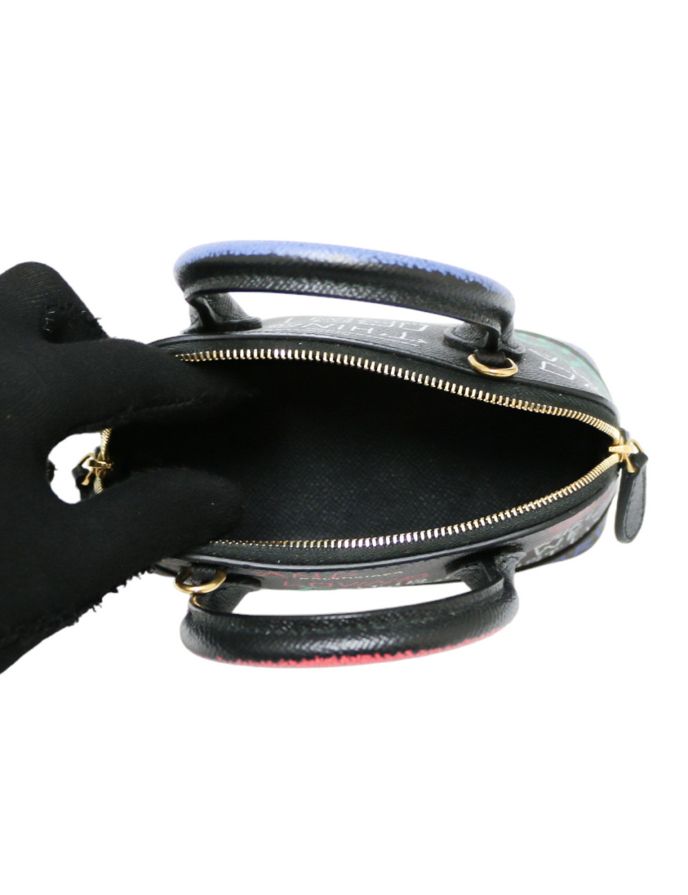 Sac BALENCIAGA Ville graffiti grainé XXXS