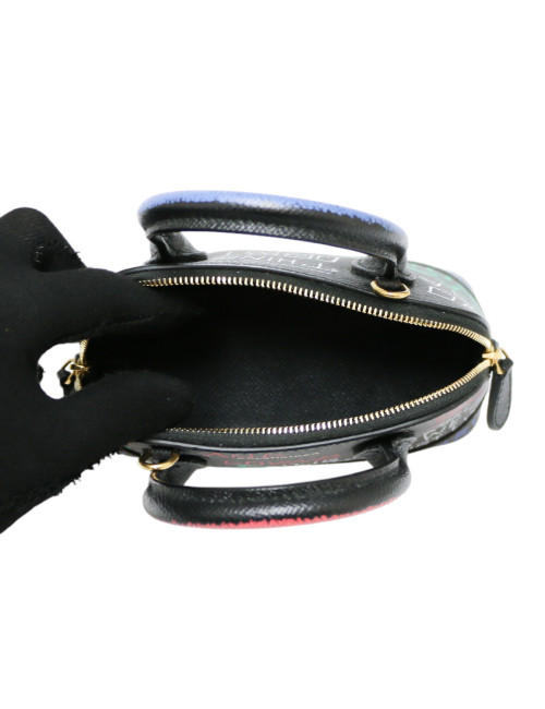 Sac BALENCIAGA Ville graffiti grainé XXXS