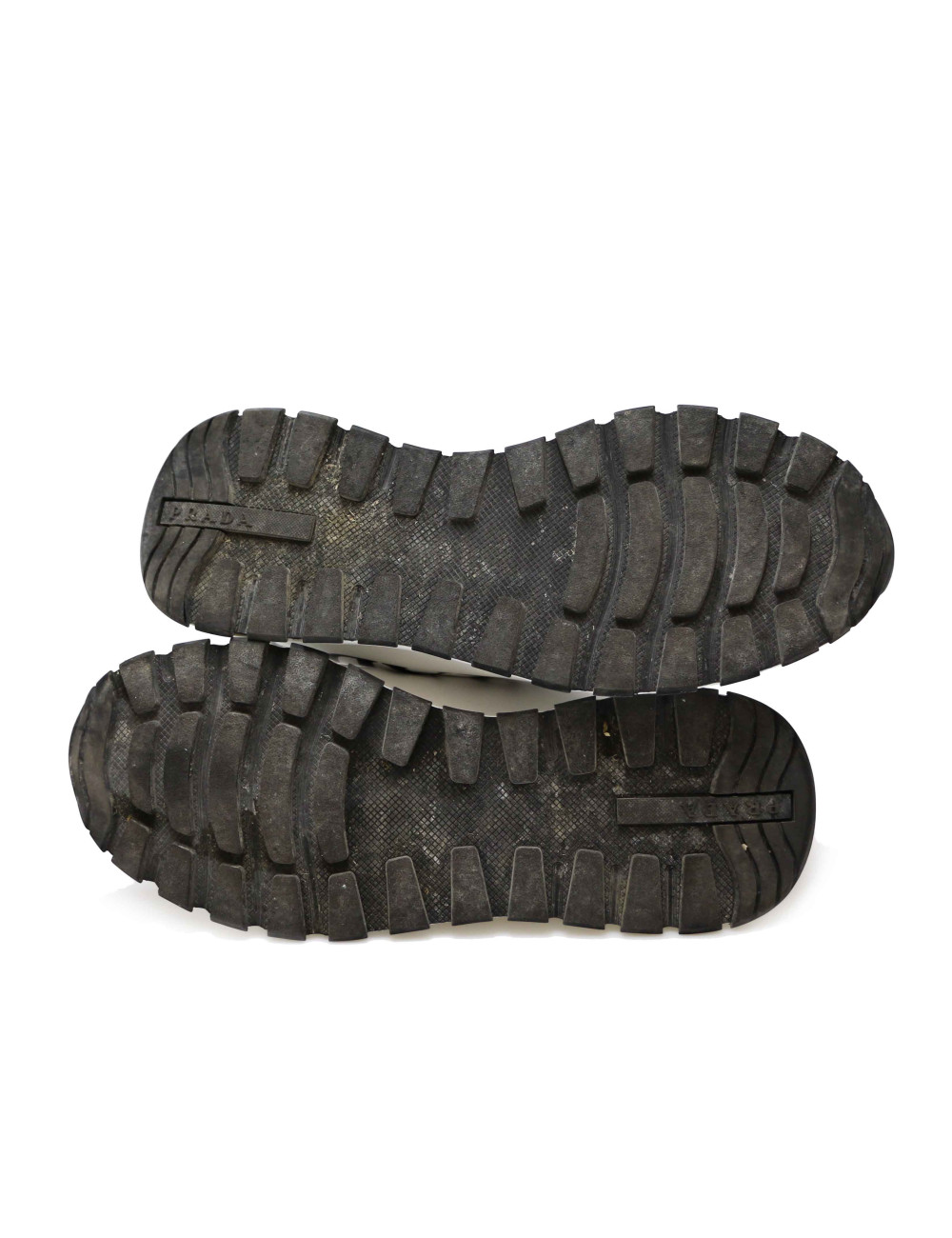 Sneakers PRADA Donna Vitello Soft nylon blanc T8