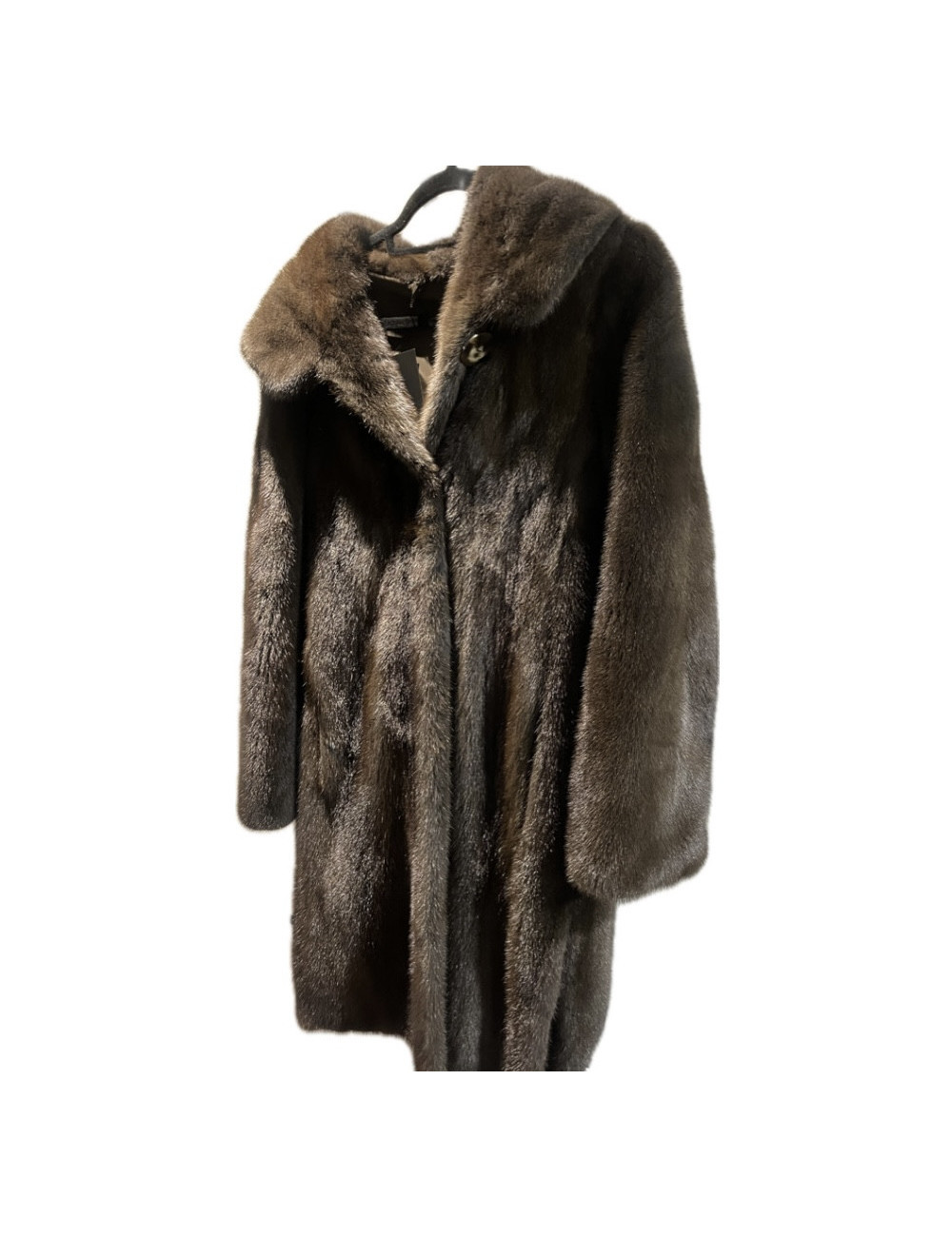 Manteau vison marron