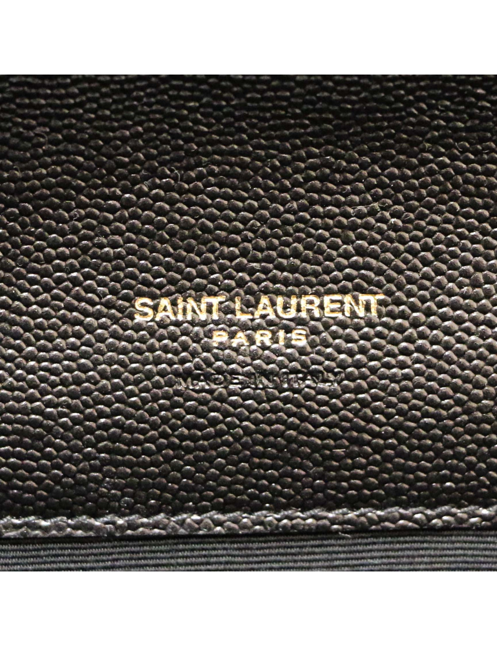 Pochette Cassandre YSL SAINT LAURENT cuir grainé