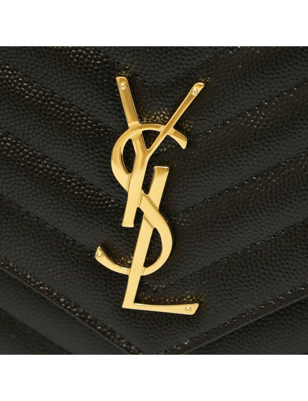 Pochette Cassandre YSL SAINT LAURENT cuir grainé