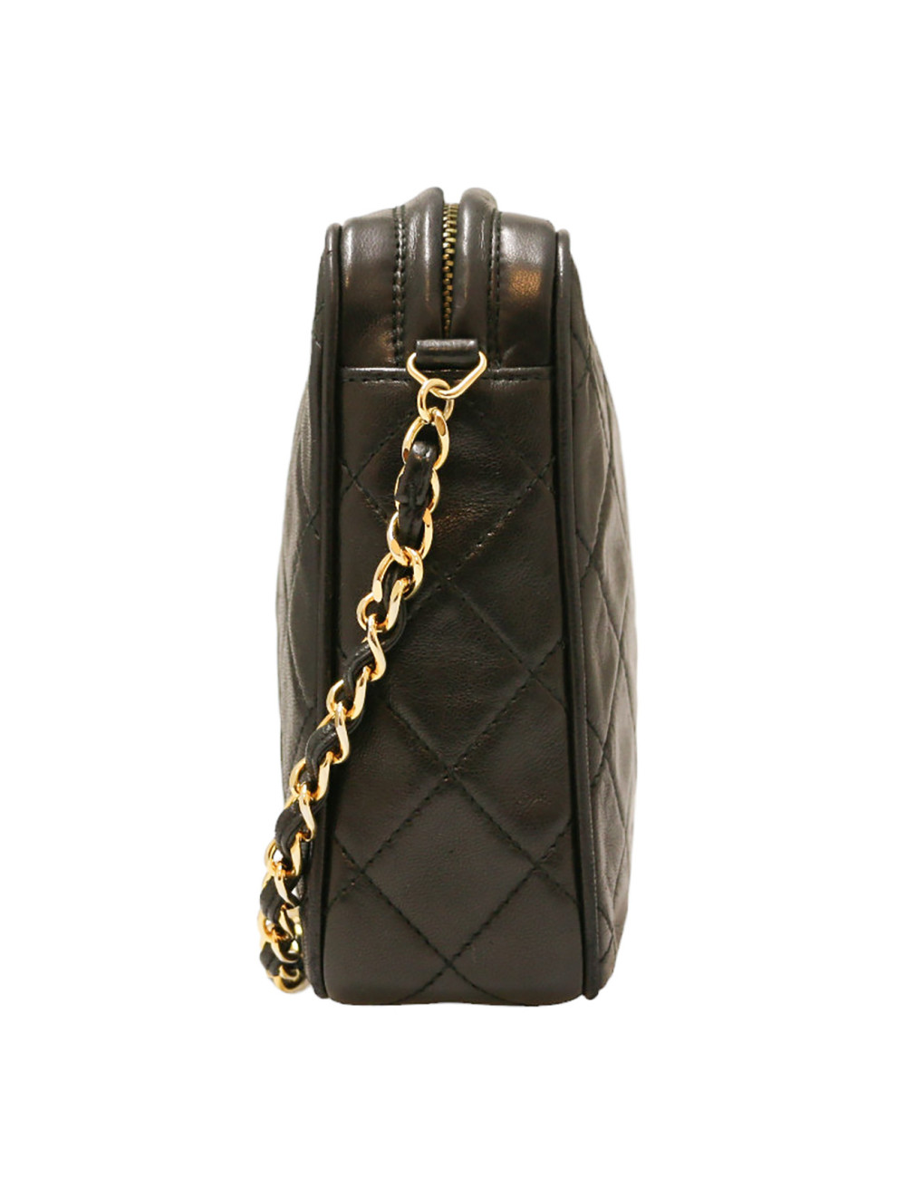 Sac vintage Camera CHANEL pompon