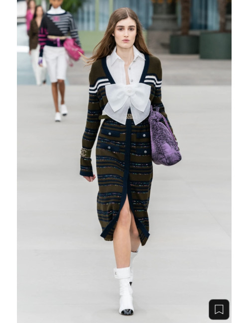 Long cardigan CHANEL Métiers d'art Paris-NY