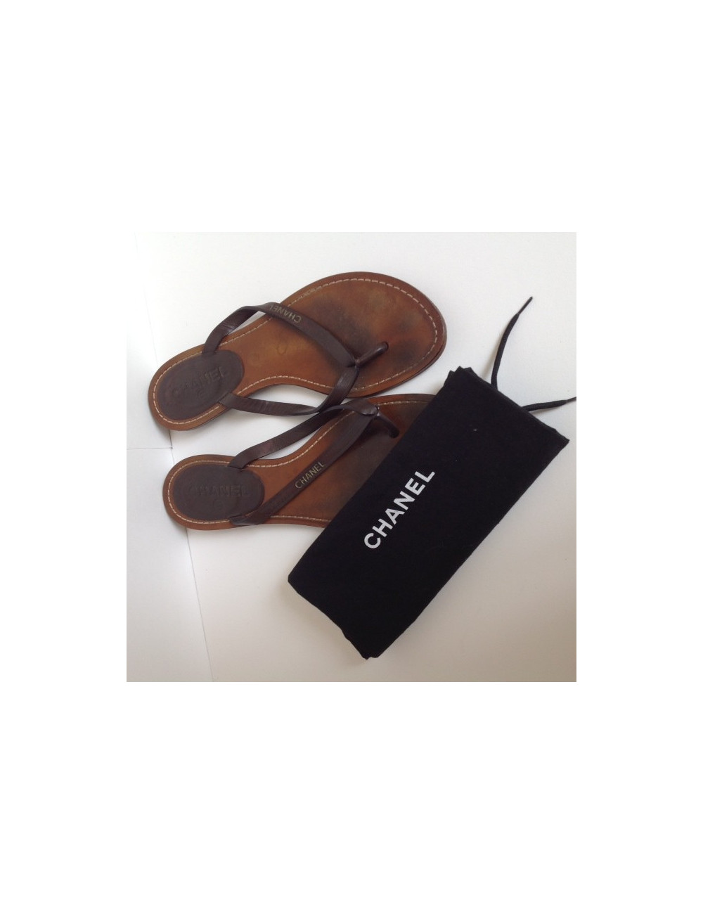  chaussures tongs CHANEL t