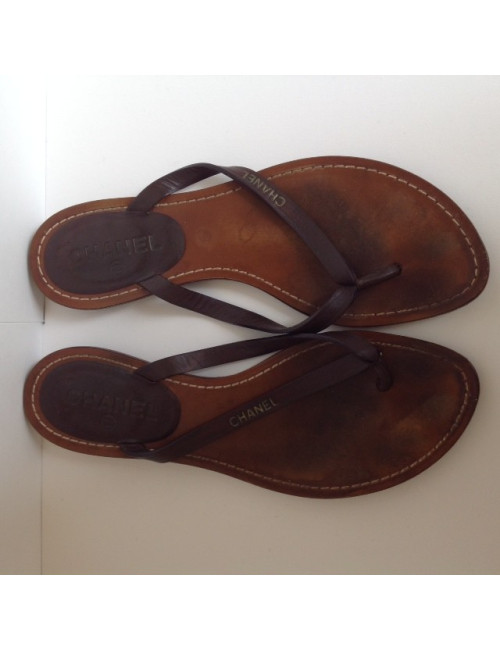 chaussures tongs CHANEL t
