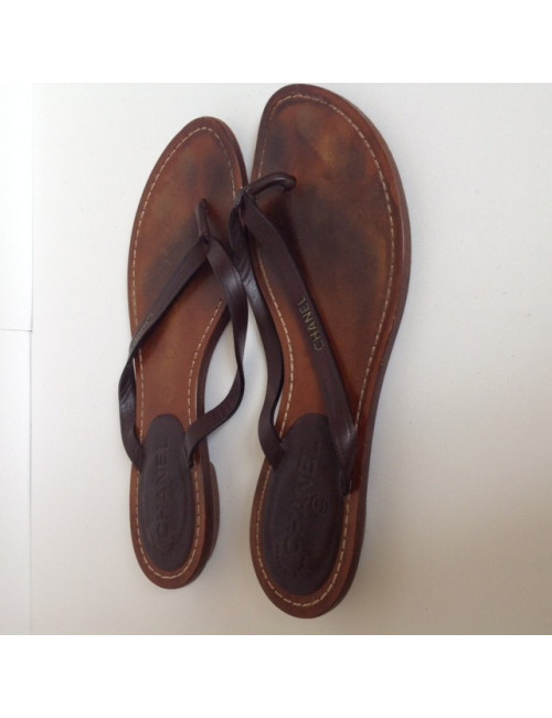  chaussures tongs CHANEL t