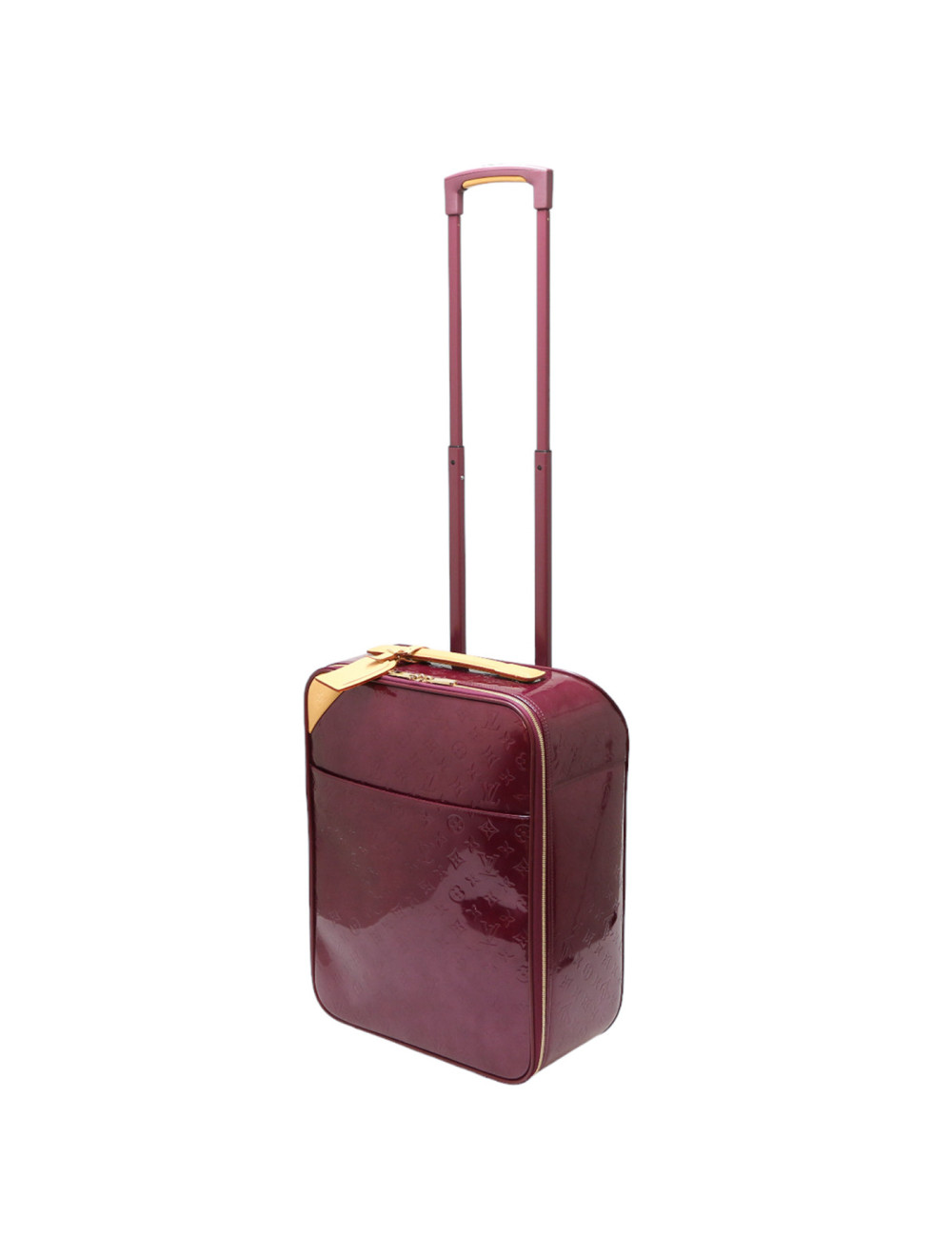 Valise roulante LOUIS VUITTON vernie