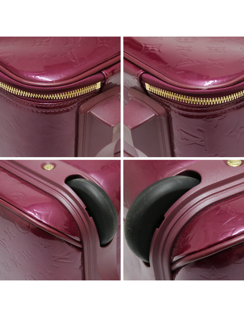 Valise roulante LOUIS VUITTON vernie