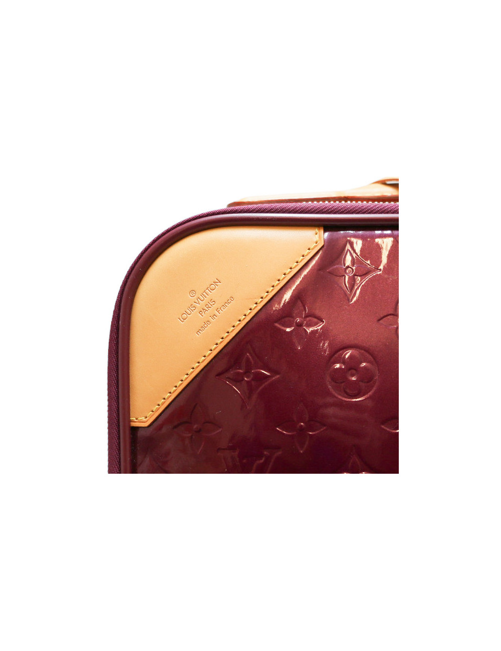 Valise roulante LOUIS VUITTON vernie