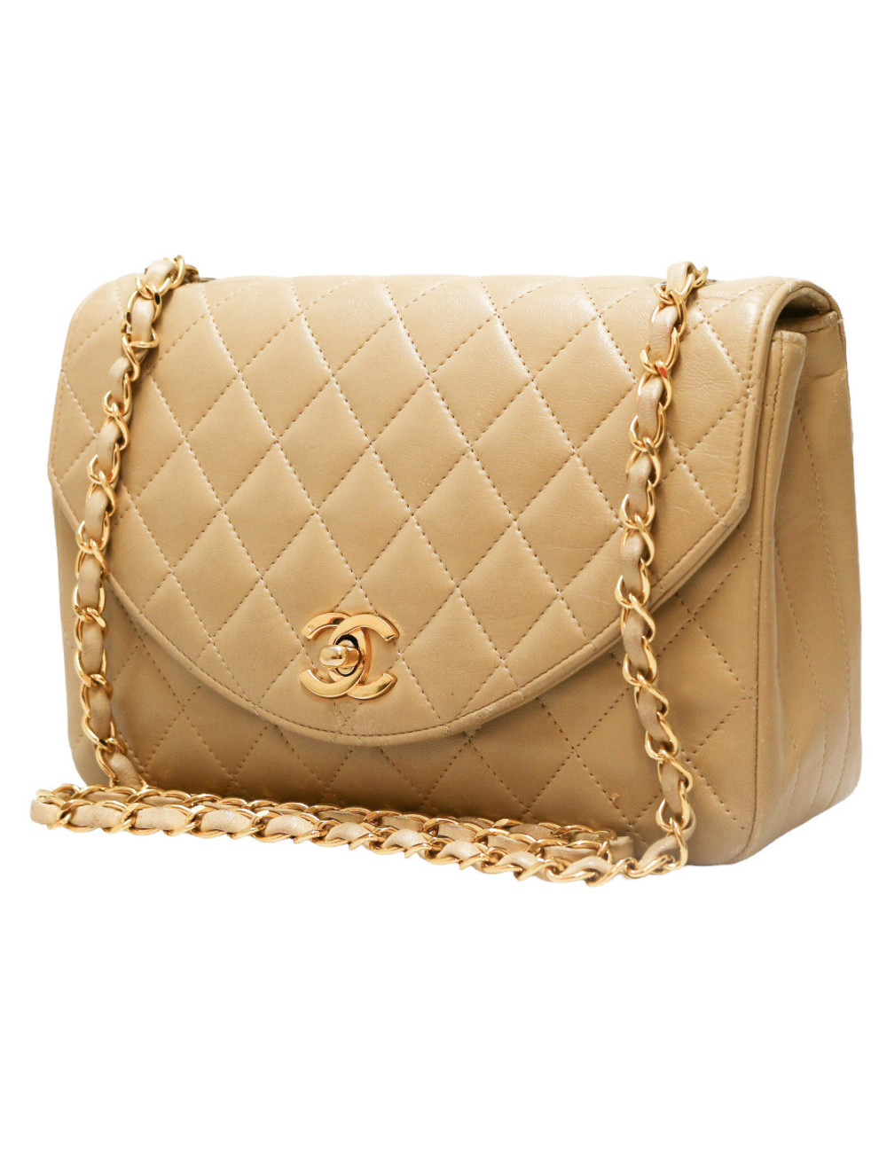 Sac CHANEL gold cuir d'agneau