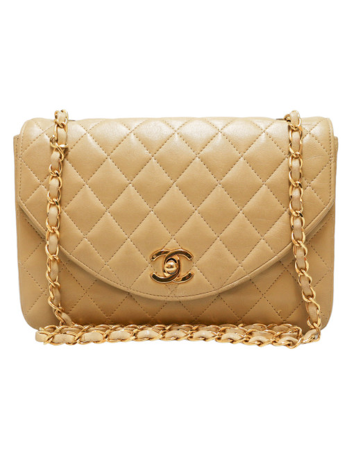 Sac CHANEL gold cuir d'agneau