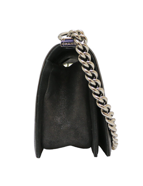 Sac Boy CHANEL sequins noirs