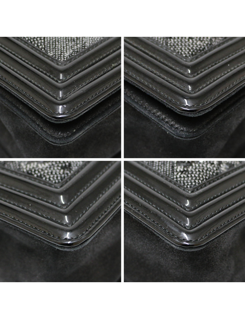 Sac Boy CHANEL sequins noirs