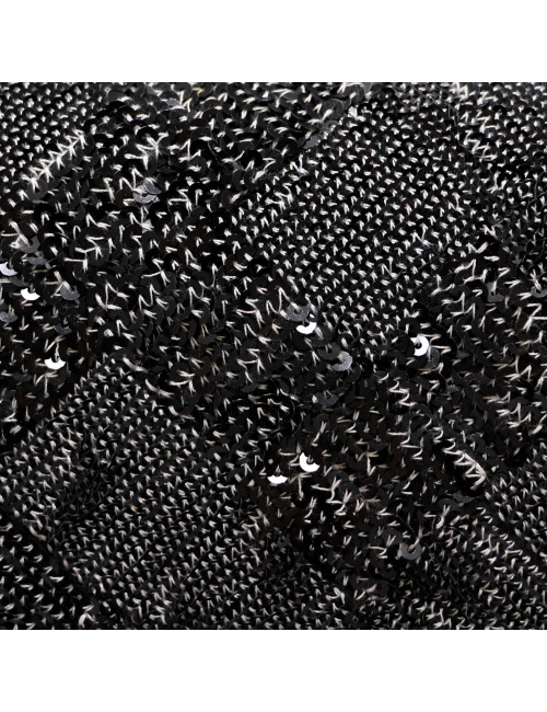 Sac Boy CHANEL sequins noirs
