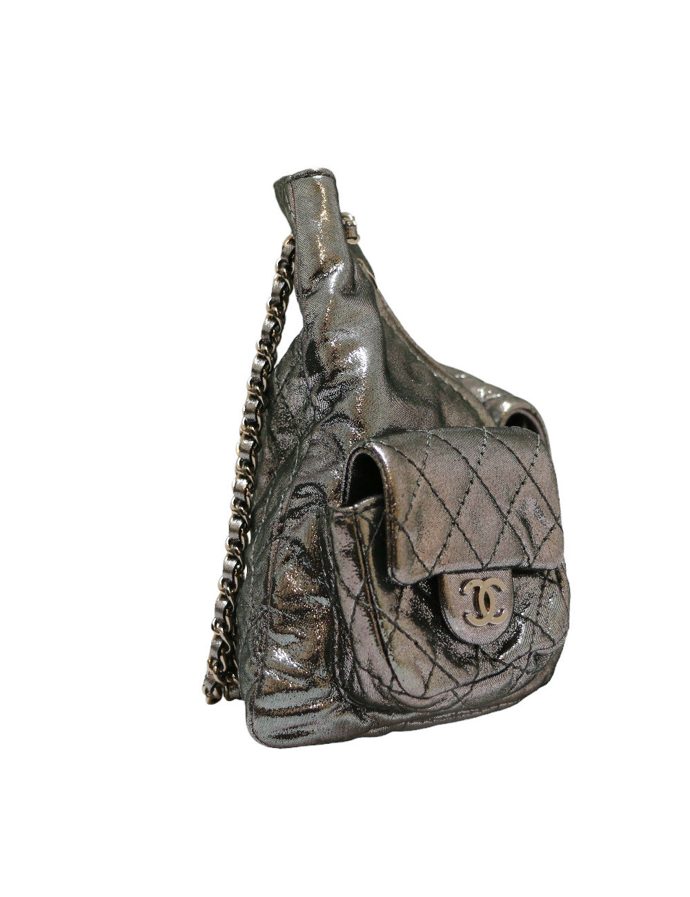 Sac à dos CHANEL argent
