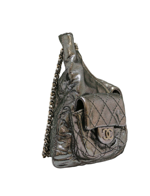 Sac à dos CHANEL argent