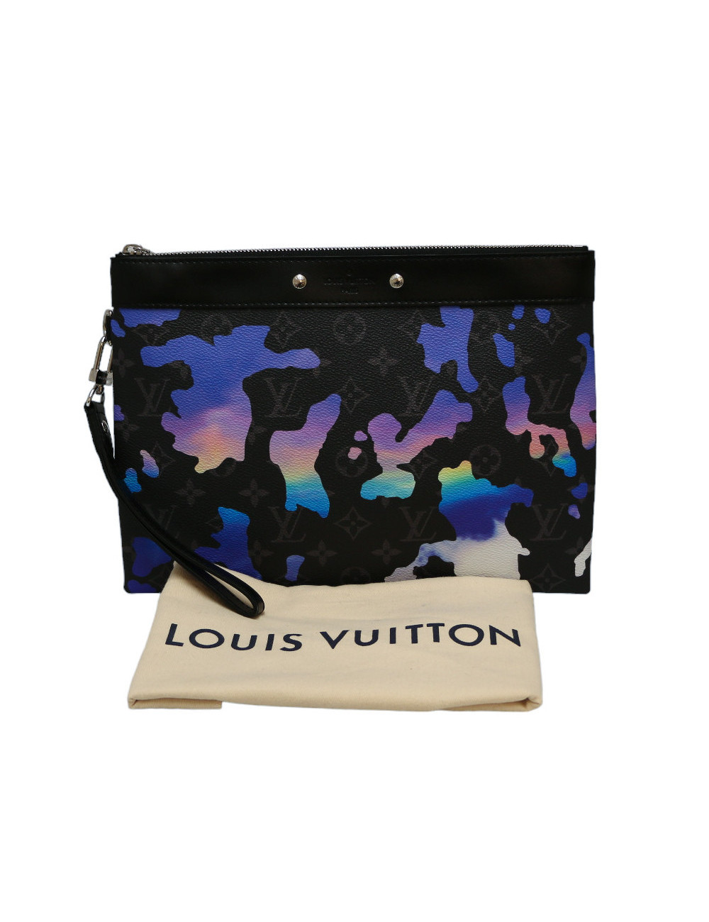 Collector Pochette To Go LOUIS VUITTON Sunrise Monogram toile Eclipse