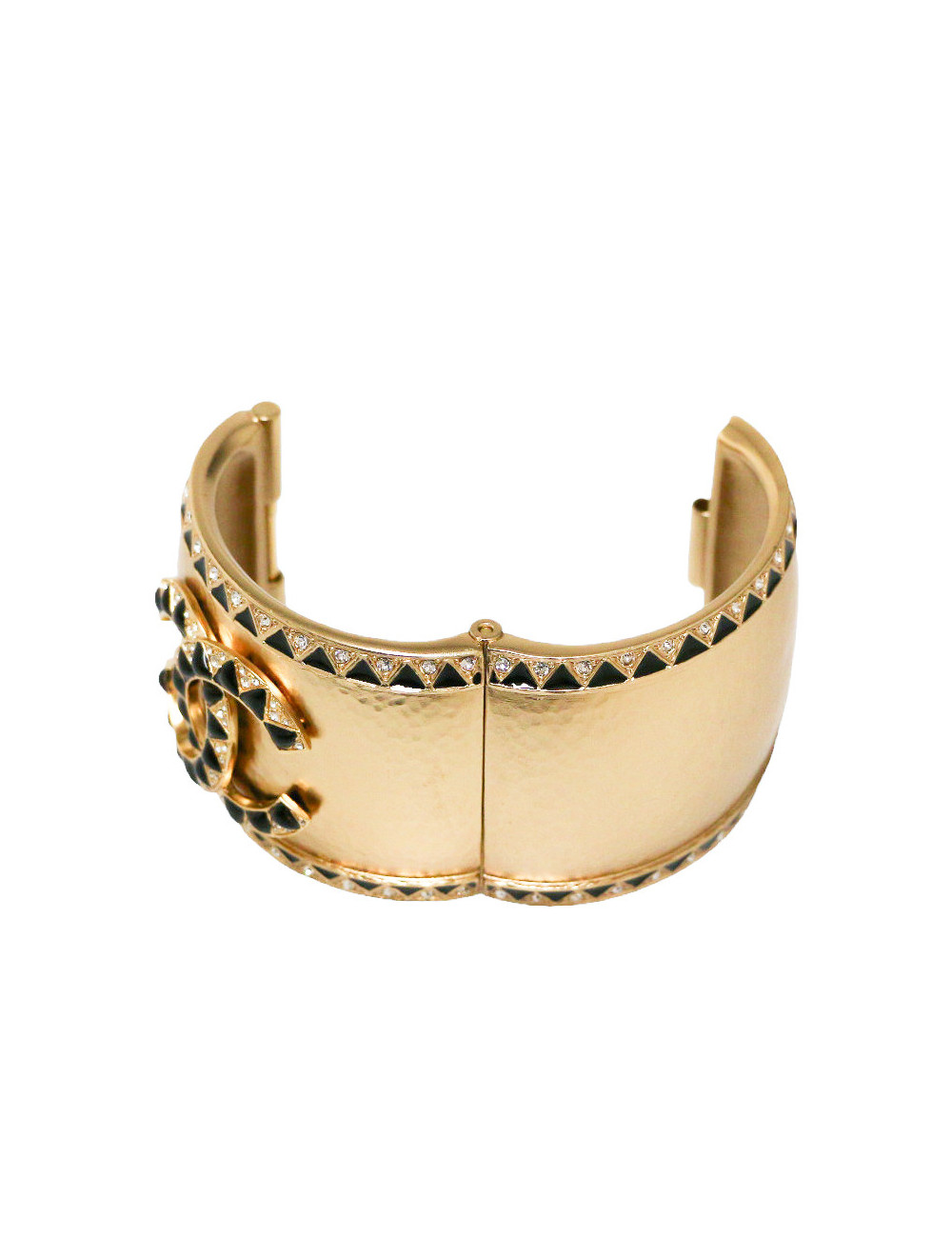 CHANEL gilded cuff