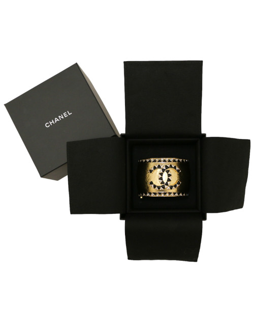 CHANEL gilded cuff