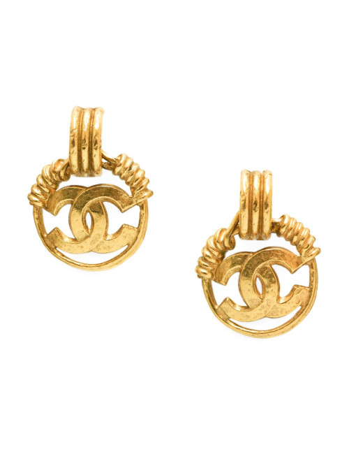 Clips CC vintage CHANEL dorés