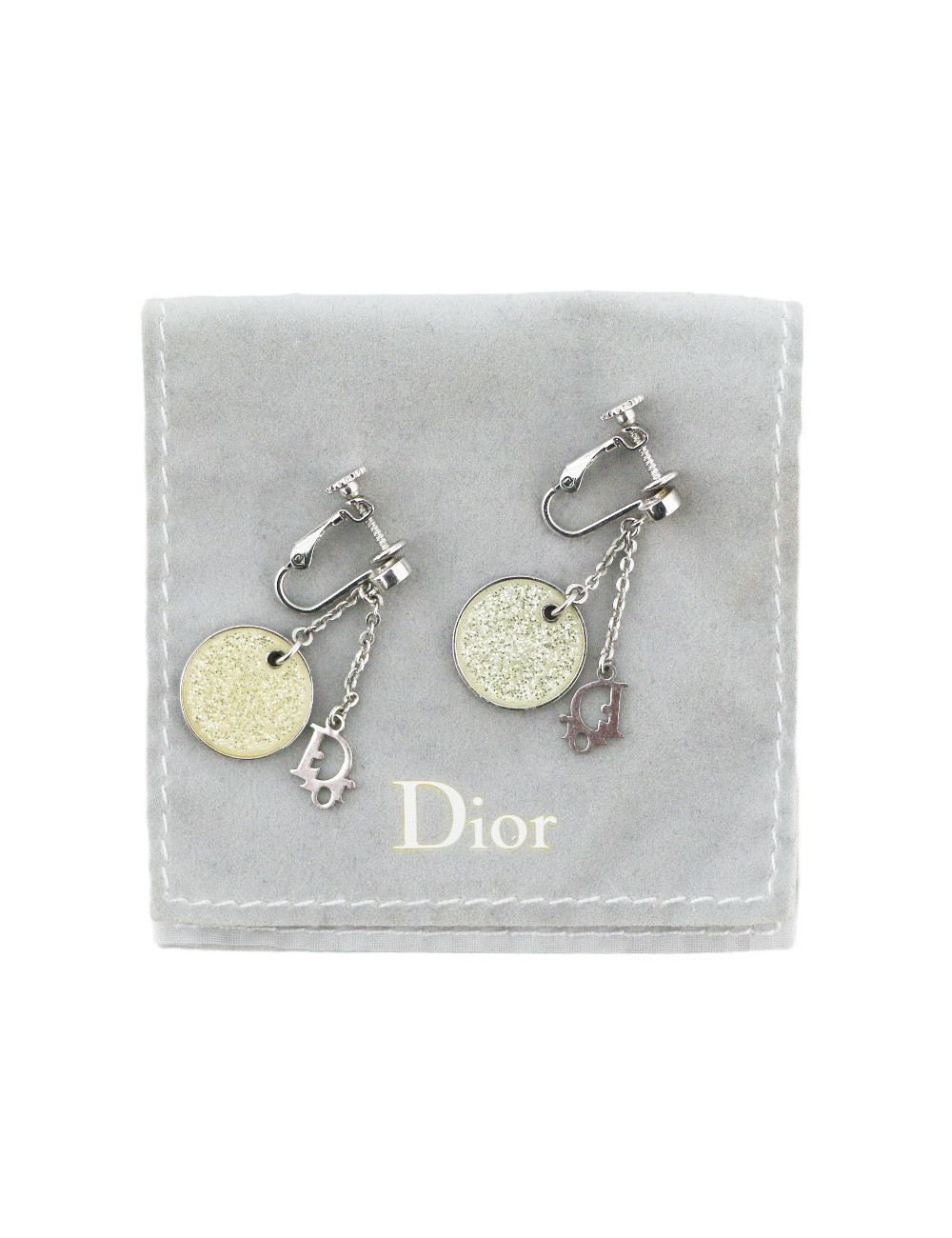 CHRISTIAN DIOR pendant earrings