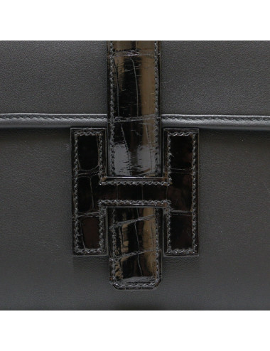Pochette Jige HERMES swift et alligator 2