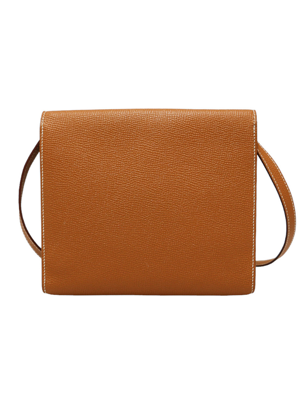 Mini pochette Clic 16 HERMES cuir grainé gold